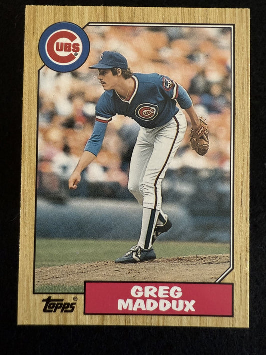 1987 Topps Traded Greg Maddux (#70T) NM HOFer, Rookie Card ^GRUMPYBUCK^