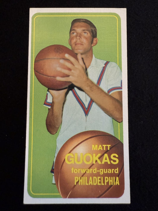 1970-71 Topps Matt Guokas (#124) EX NBA Champion ^GRUMPYBUCK^