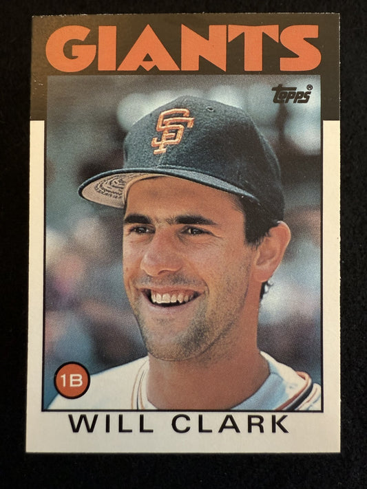 1986 Topps Traded Will Clark (#24T) NM Will the Thrill ^GRUMPYBUCK^