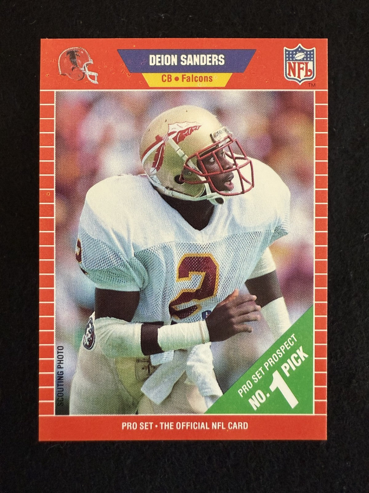 1989 Pro Set Deion Sanders (#486) NM Prime Time Rookie Card, HOFer ^GRUMPYBUCK^