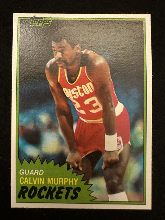 1981-82 Topps Calvin Murphy (#15) NM HOF, Rockets Sharpshooter ^GRUMPYBUCK
