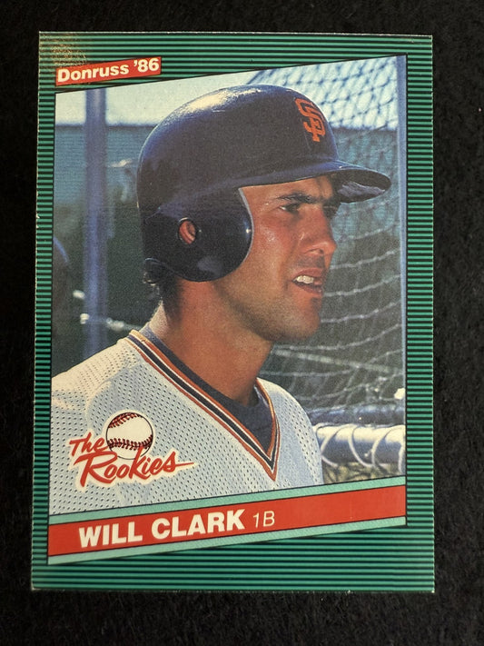 1986 Donruss The Rookies Will Clark (#32) NM Rookie Card ^GRUMPYBUCK^
