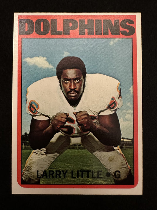 1972 Topps Larry Little (#240) NM Rookie Card, HOFer, Dolphin Great ^GRUMPYBUCK^