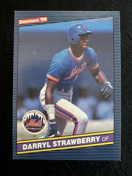 1986 Donruss Darryl Strawberry (#197) NM All-Star OF, Mets Legend ^GRUMPYBUCK^