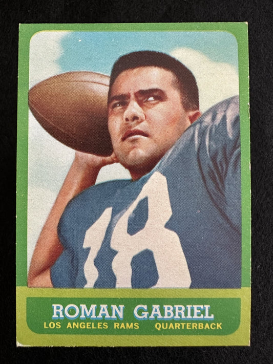 1963 Topps Roman Gabriel (#37) EX Pro Bowler, MVP, Rams Great ^GRUMPYBUCK^