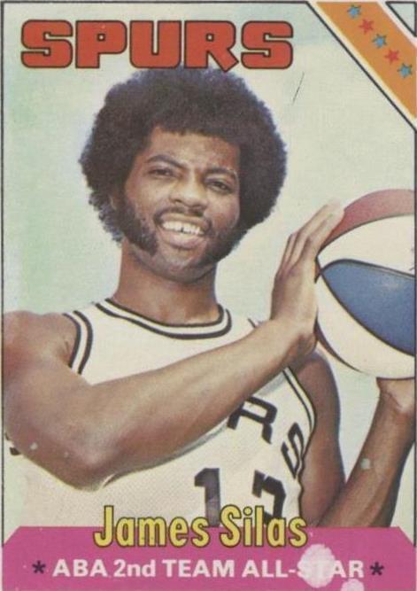1975–76 Topps James Silas (#253) NM All-Time ABA Great ^GRUMPYBUCK^