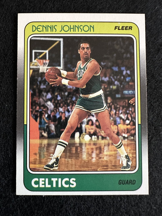 1988–89 Fleer Dennis Johnson (#10) NM HOFer, NBA Champion ^GRUMPYBUCK^