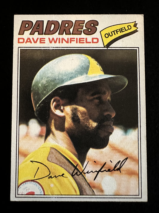 1977 Topps Dave Winfield (#390) EX HOFer, WS Champ ^GRUMPYBUCK^
