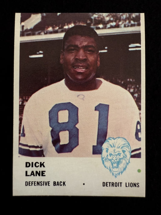 1961 Fleer Dick Lane (#84) EX HOFer, “Night Train” Cornerback ^GRUMPYBUCK^