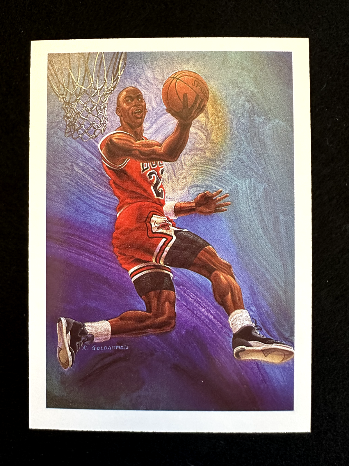 1990–91 NBA Hoops Chicago Bulls Checklist (#358) NM Michael Jordan ^GRUMPYBUCK^