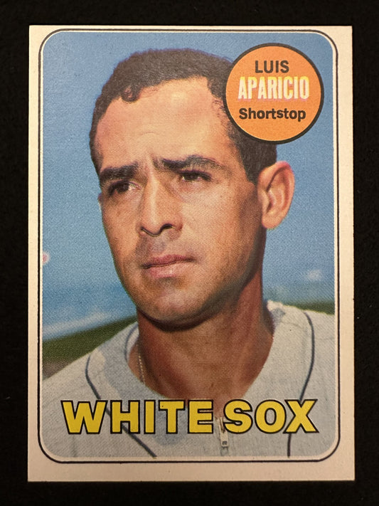 1969 Topps Luis Aparicio (#75) NM HOFer, White Sox/Orioles ^GRUMPYBUCK^