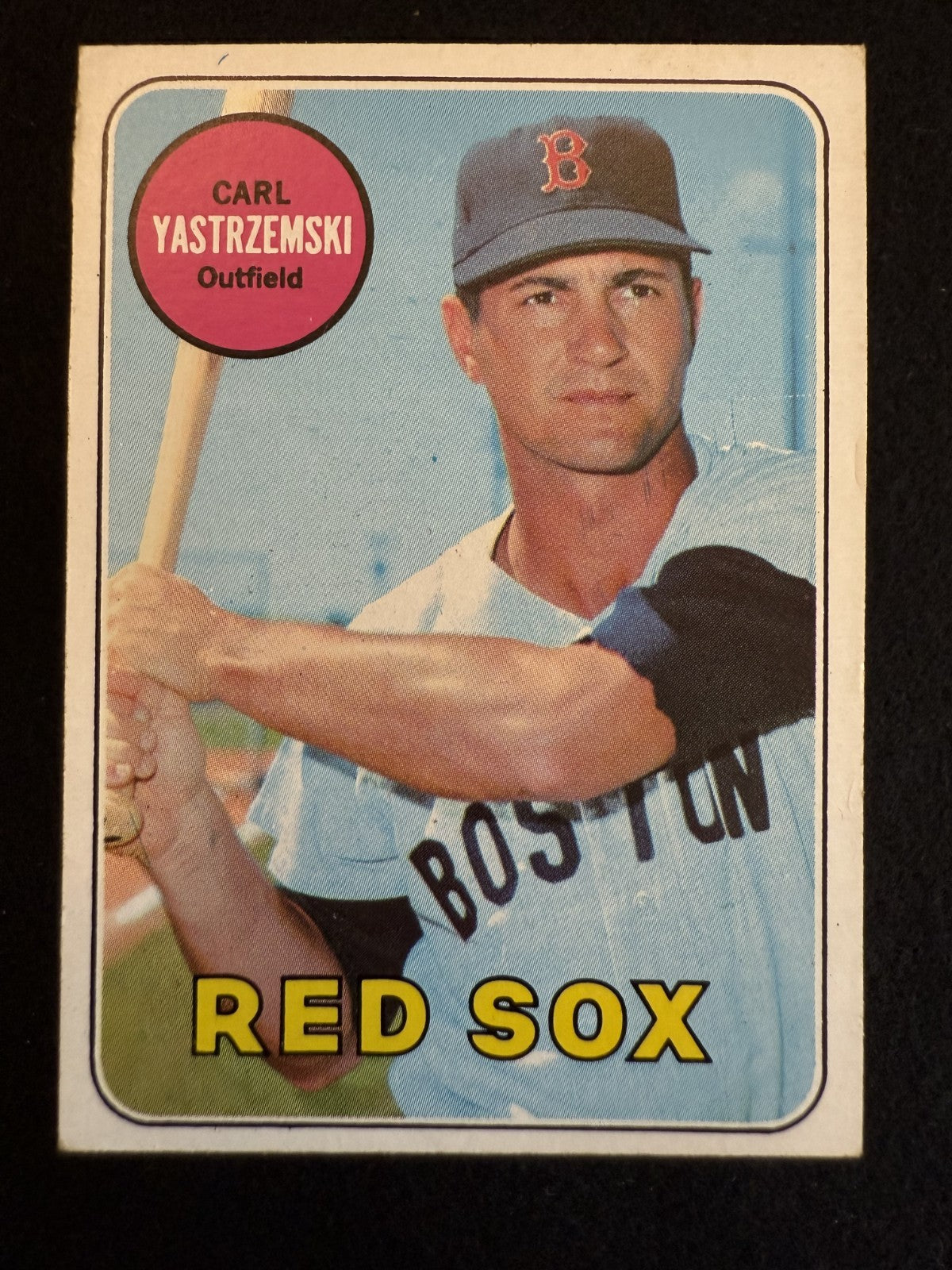 1969 Topps Carl Yastrzemski (#130) VG HOFer, Red Sox Great ^GRUMPYBUCK^
