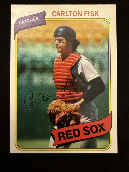 1980 Topps Carlton Fisk (#40) NM HOFer, Catcher, Red Sox Icon ^GRUMPYBUCK^
