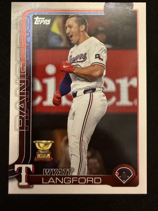 2025 Topps Series 2 Wyatt Langford (#455) MINT ^GRUMPYBUCK^