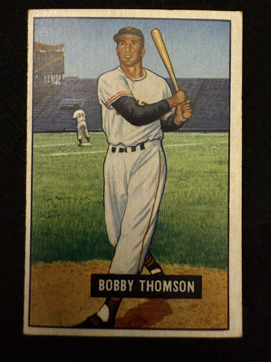 1951 Bowman Bobby Thomson (#126) EX Giants “Shot Heard ’Round ...” ^GRUMPYBUCK^