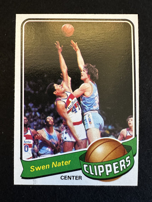 1979-80 Topps Swen Nater (#109) NM ABA Champ, Rebounding Machine ^GRUMPYBUCK^