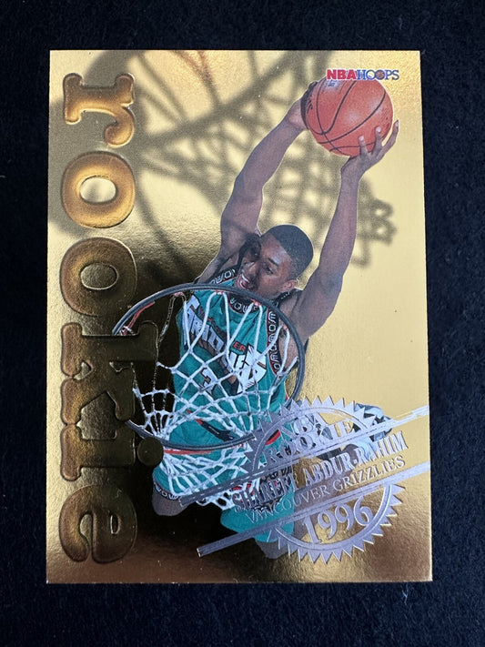 1996 NBA Hoops Shareef Abdur-Rahim (#1) NM Rookie Card, Gold Foil ^GRUMPYBUCK^