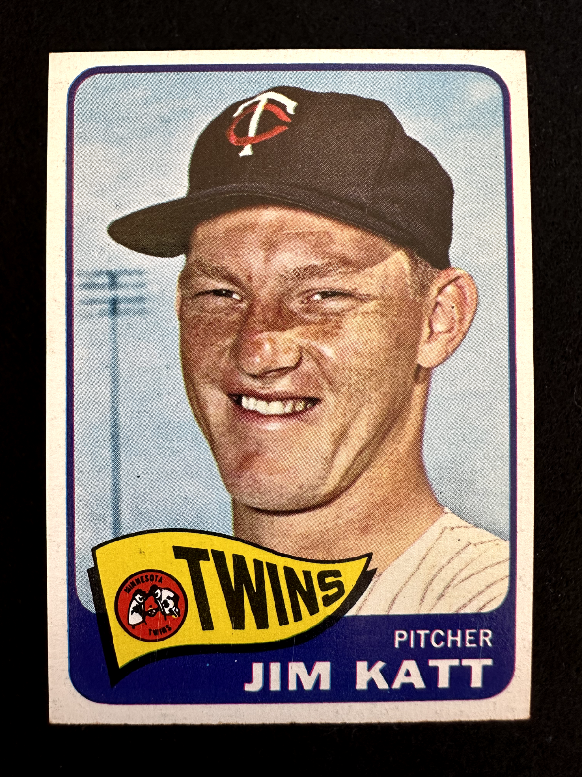 1965 Topp Jim Kaat (#62) NM HOFer, WS Champ, Twins Great ^GRUMPYBUCK^