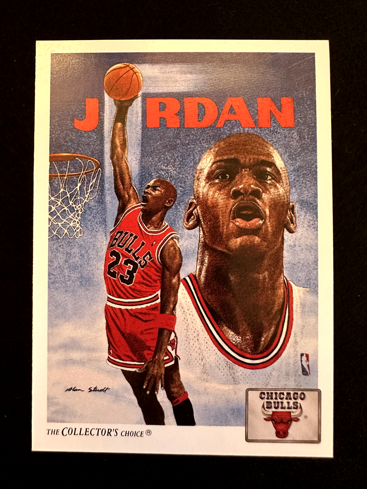 1991–92 Upper Deck Michael Jordan Bulls Checklist (#75) NM ^GRUMPYBUCK^