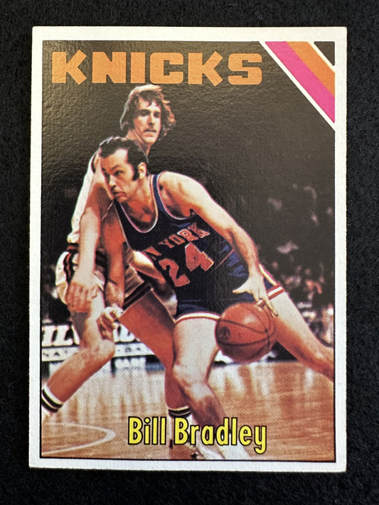 1975–76 Topps Bill Bradley (#37) EX HOFer, NBA Champ, U.S. Senator ^GRUMPYBUCK^