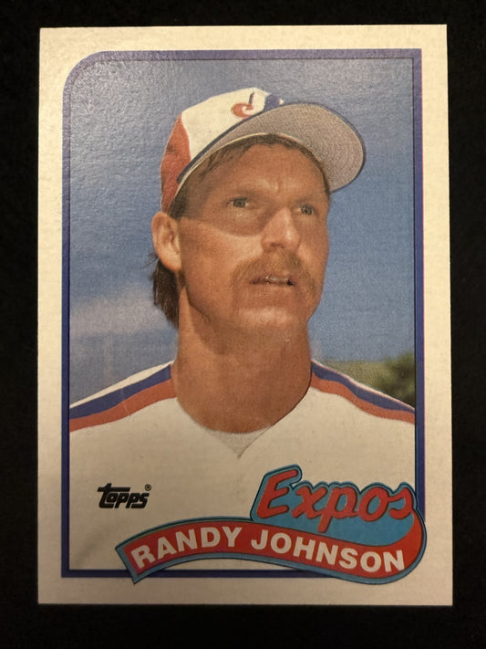 1989 Topps Randy Johnson (#647) NM Rookie Card, HOFer ^GRUMPYBUCK^