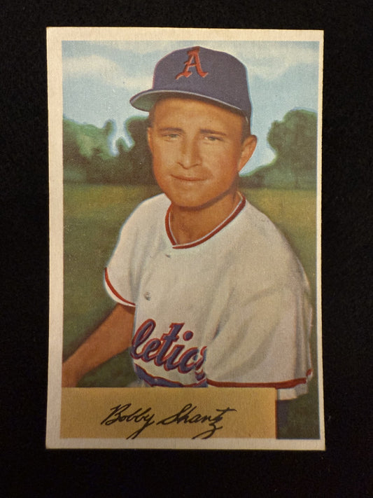 1954 Bowman Bobby Shantz (#19) EX 1952 AL MVP, Crafty Southpaw ^GRUMPYBUCK^