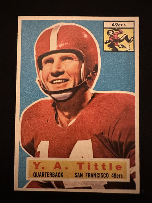 1956 Topps Y.A. Tittle (#86) NM HOFer, MVP, Pro Bowler ^GRUMPYBUCK^