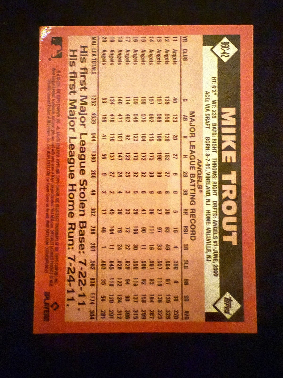 2021 Topps Update Mike Trout 1986 Chrome MINT Silver Pack ^GRUMPYBUCK^