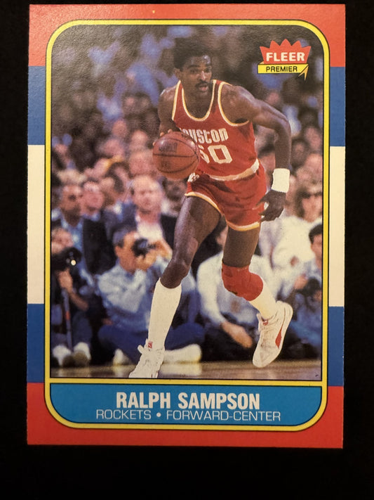 1986-87 Fleer Ralph Sampson (#97) Centered w/ Sharp Corners ^GRUMPYBUCK^