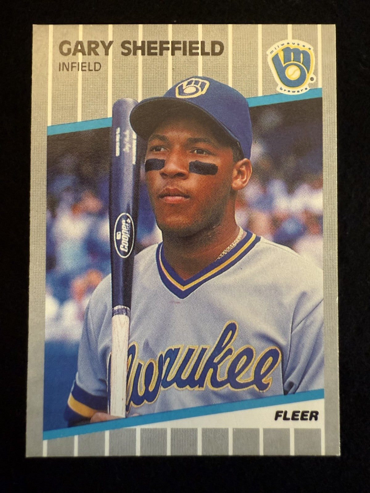 1989 Fleer Gary Sheffield (#196) NM Rookie Card, MLB Slugger/Star ^GRUMPYBUCK^