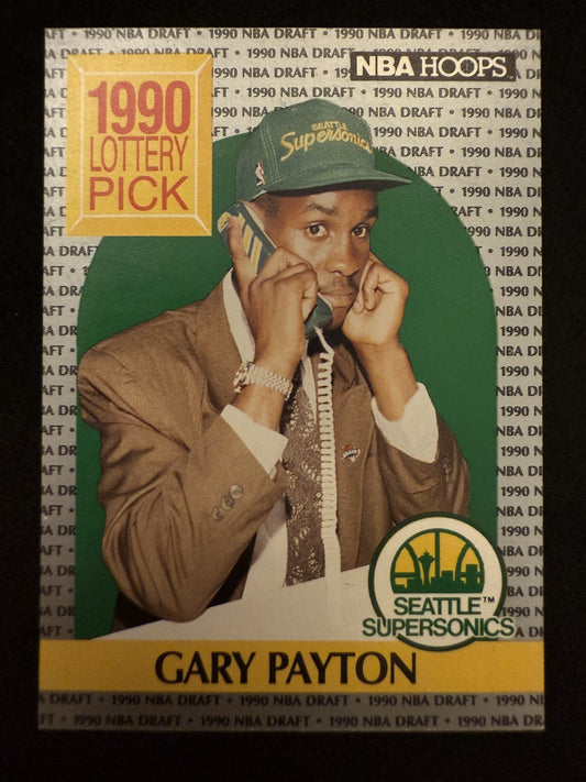 1990 NBA Hoops Gary Payton (#391) NM Rookie Card, HOFer ^GRUMPYBUCK^