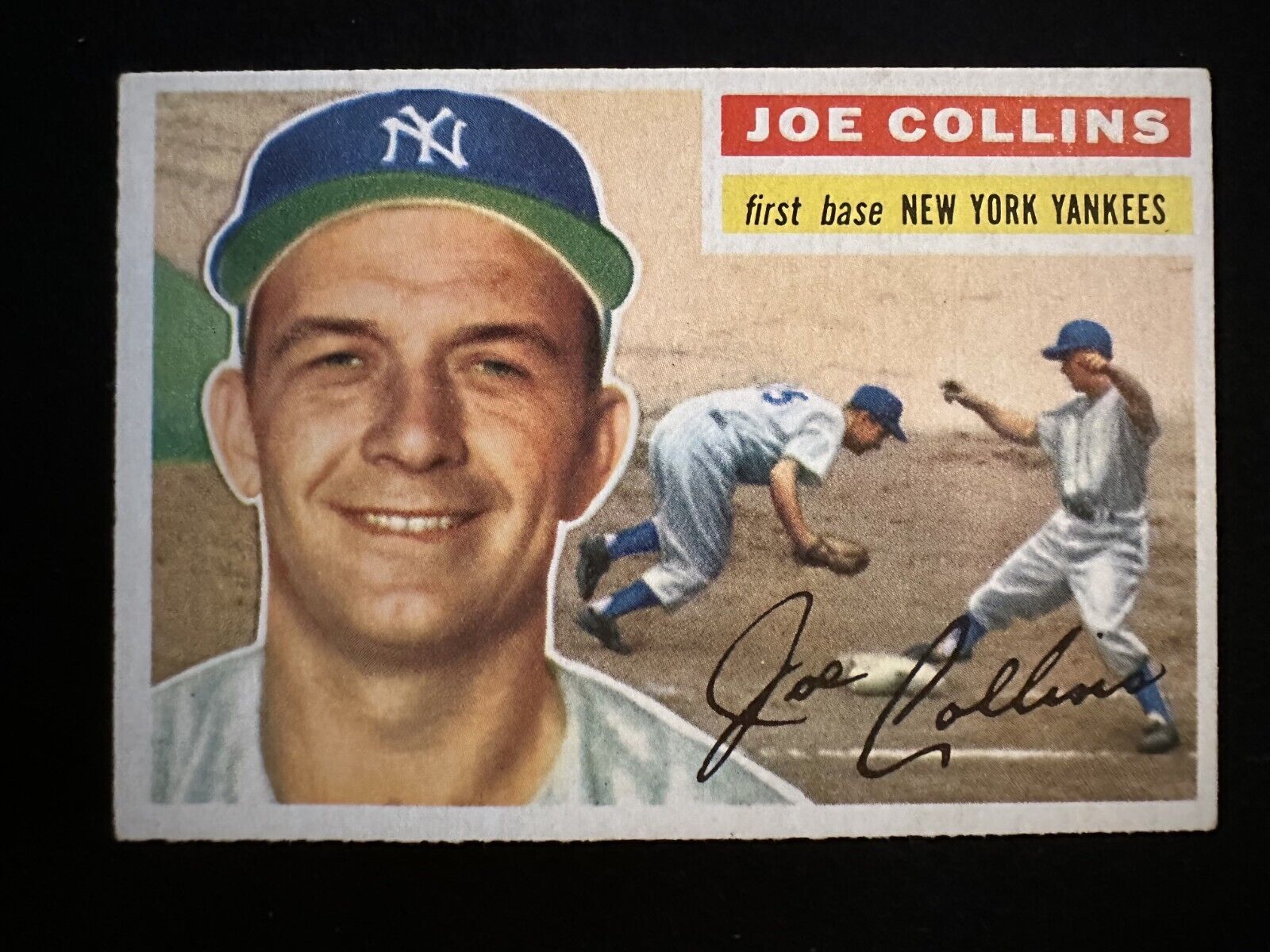 1956 Topps Joe Collins (#21) NM WS Champ ^GRUMPYBUCK^