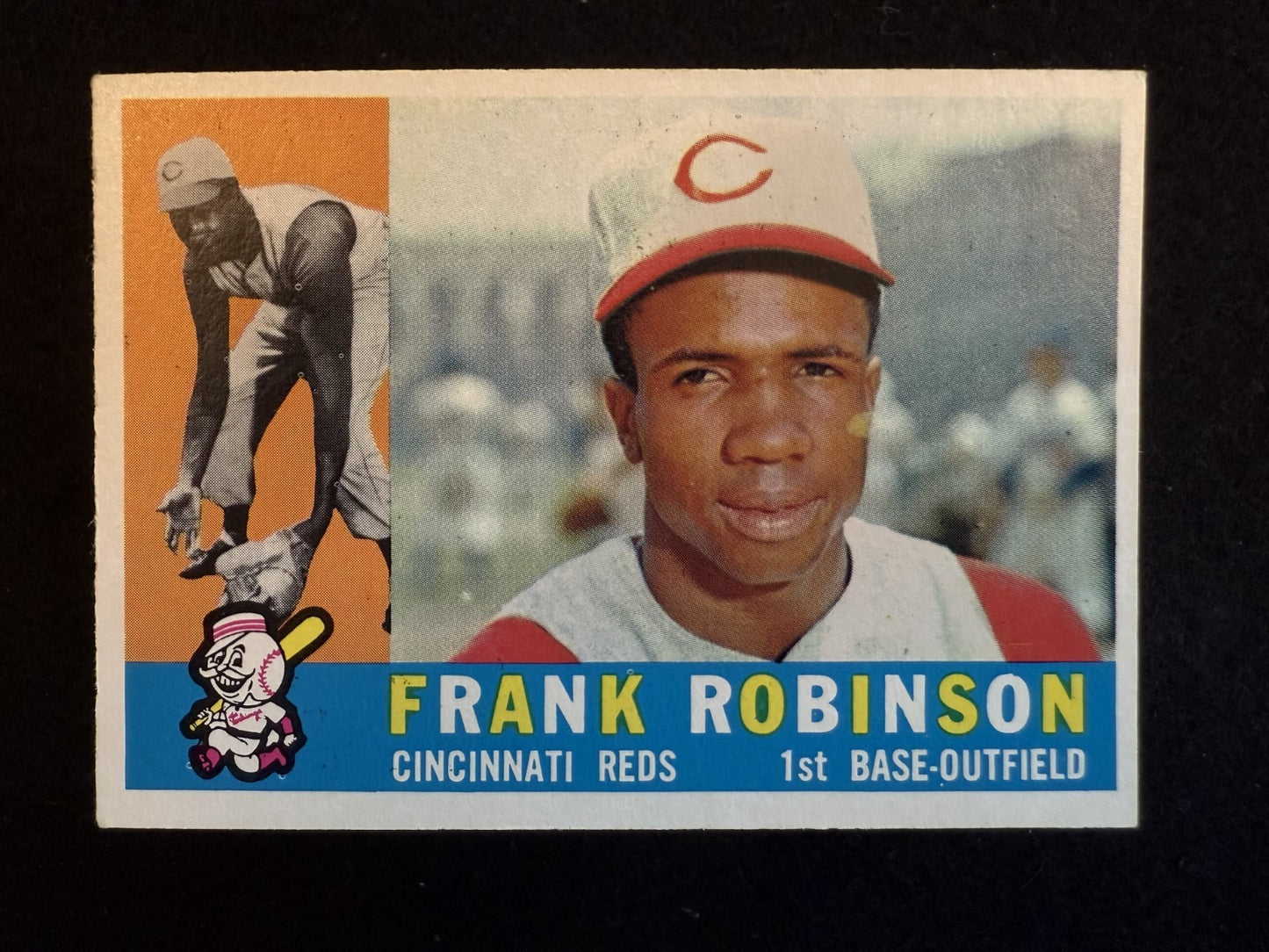 1960 Topps Frank Robinson (#490) EX HOFer, MVP, WS Winner ^GRUMPYBUCK^