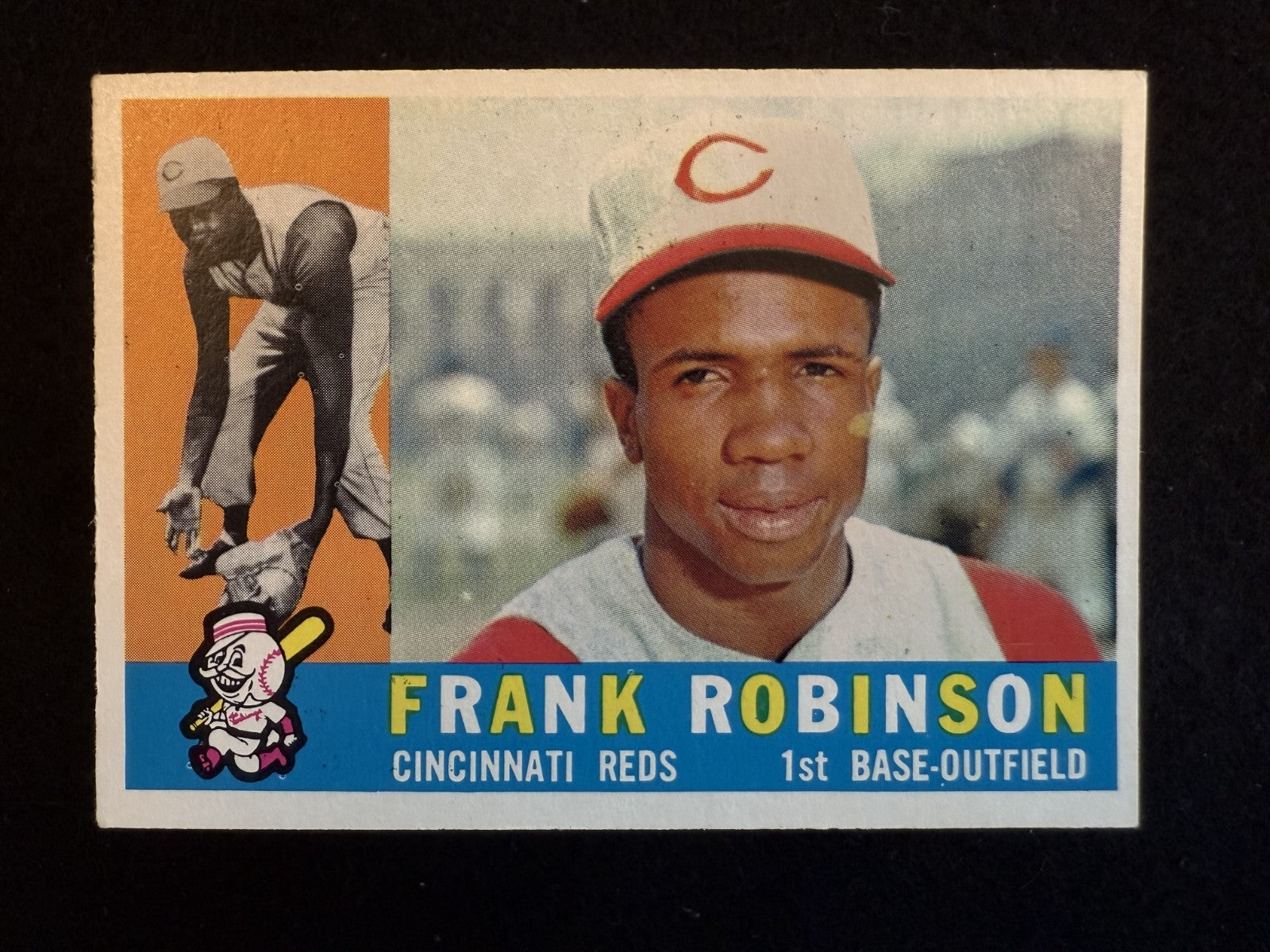 1960 Topps Frank Robinson (#490) EX HOFer, MVP, WS Winner ^GRUMPYBUCK^