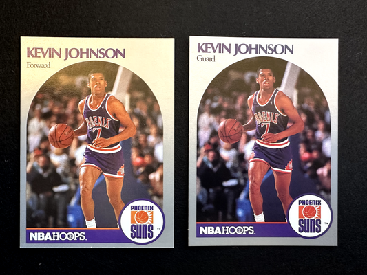 1990–91 NBA Hoops Kevin Johnson Base/Error (#238) Guard/Forward NM ^GRUMPYBUCK^