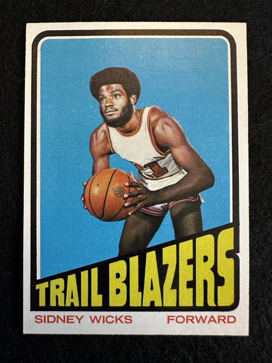 1972–73 Topps Sidney Wicks (#20) NM Rookie Card, Blazers Standout ^GRUMPYBUCK^