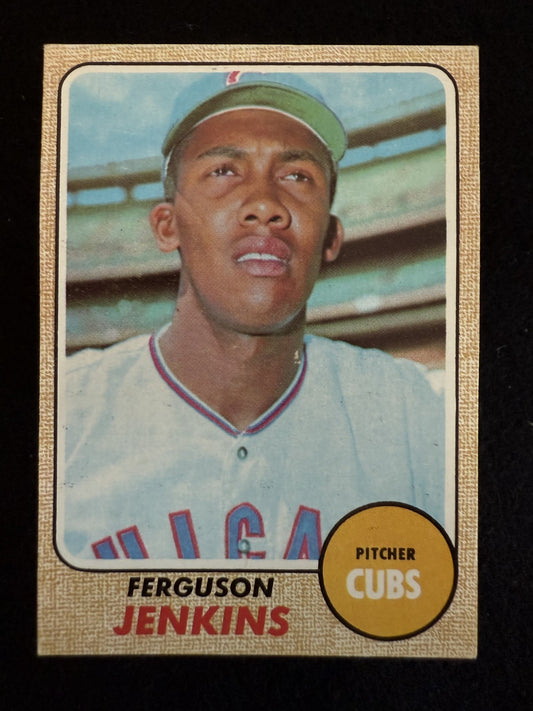 1968 Topps Fergie Jenkins (#410) EX HOFer, Ace, Cubs Legend ^GRUMPYBUCK^