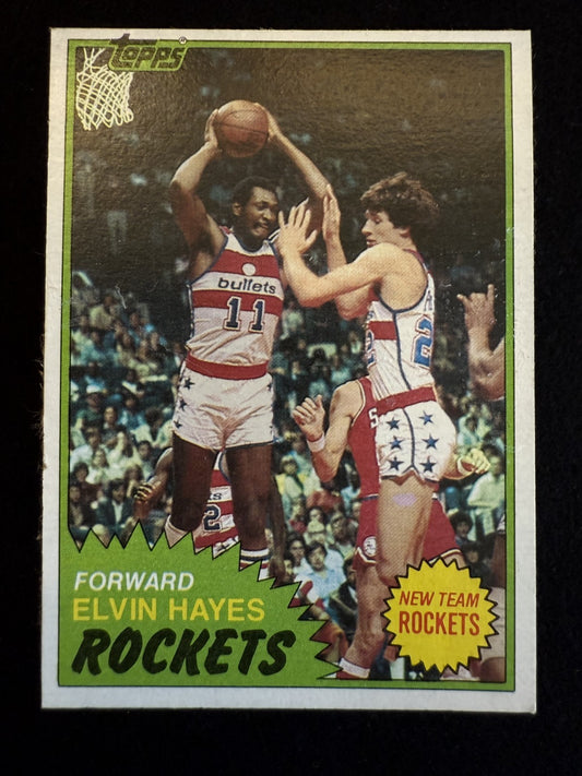 1981-82 Topps Elvin Hayes (#42) NM HOFer, Bullets Champion ^GRUMPYBUCK^
