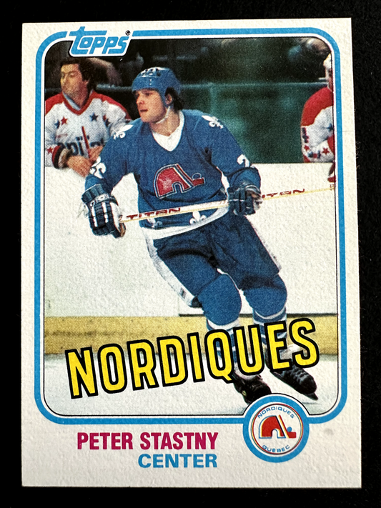1981–82 Topps Peter Stastny (#39) NM HOFer, Rookie Card, Nordiques ^GRUMPYBUCK^