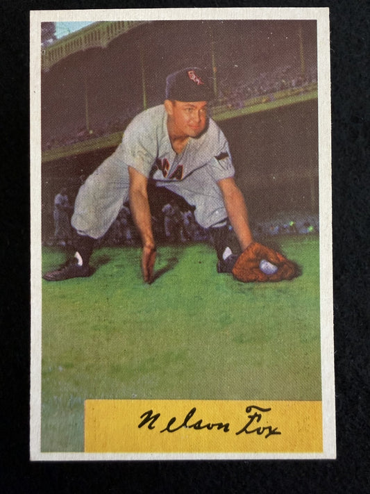 1954 Bowman Nellie Fox (#6) EX Beautiful Condition, MVP, HOFer ^GRUMPYBUCK^