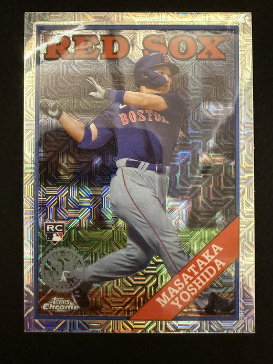 2023 Topps Series 2 Chrome Silver Mojo Masataka Yoshida (#2T88C-15) Rookie Card