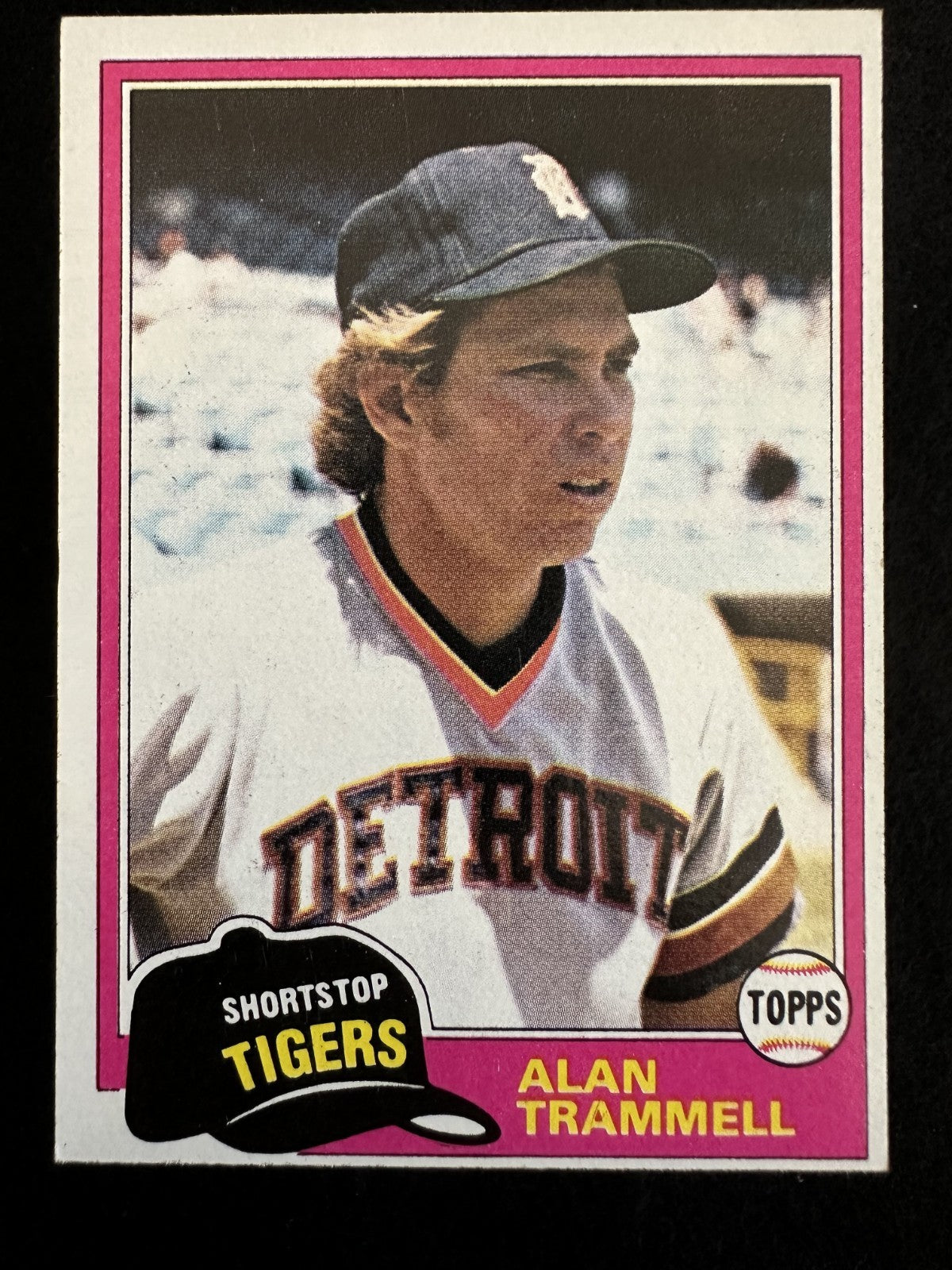 1981 Topps Alan Trammell (#709) NM HOFer, Tigers Shortstop ^GRUMPYBUCK^