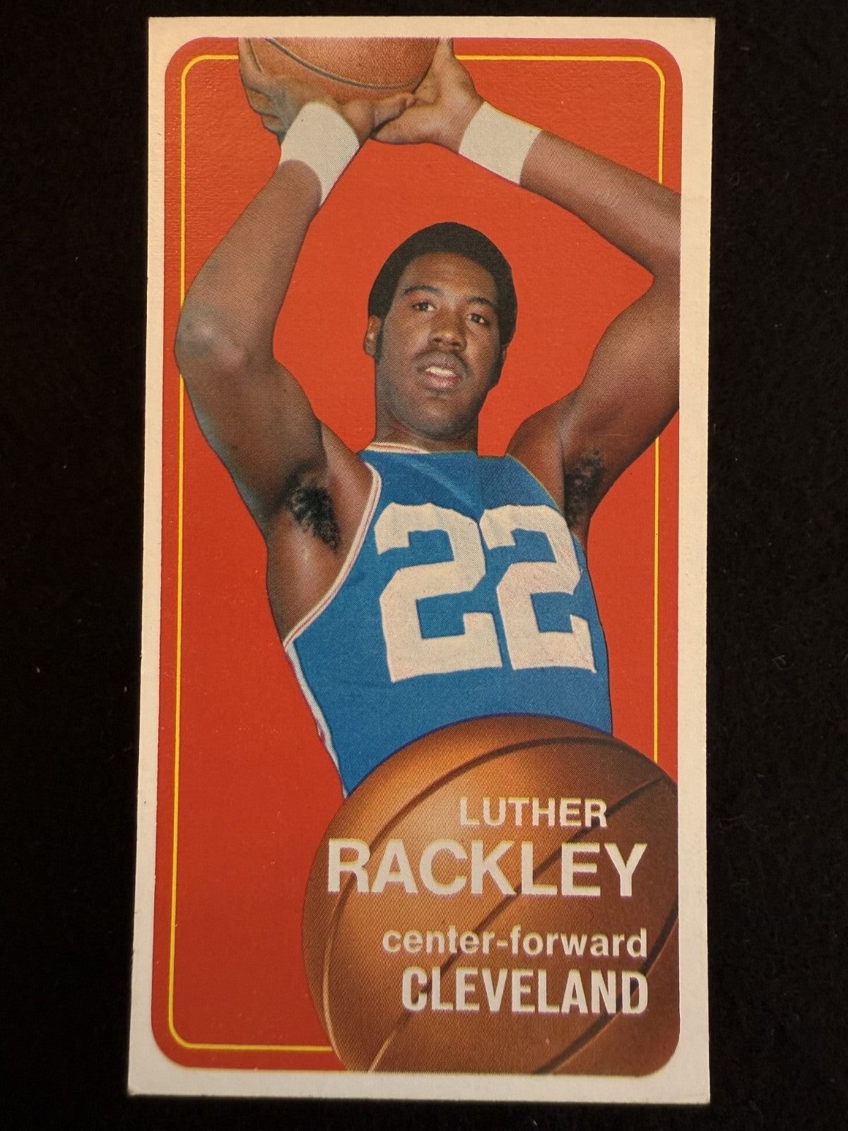 1970-71 Topps Luther Rackley (#61) EX Well-Traveled Center ^GRUMPYBUCK^