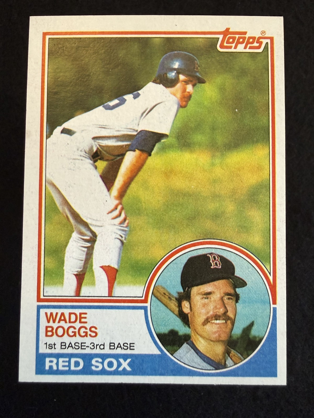1983 Topps Wade Boggs (#498) Sharp-Looking Rookie Card, HOFer ^GRUMPYBUCK^