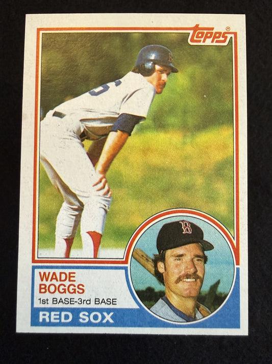 1983 Topps Wade Boggs (#498) Sharp-Looking Rookie Card, HOFer ^GRUMPYBUCK^