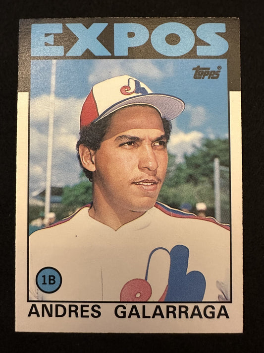 1986 Topps Traded Andres Galarraga (#40T) NM Rookie Card, Slugger ^GRUMPYBUCK^