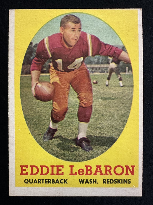 1958 Topps Eddie LeBaron (#112) EX Pro Bowler, 1st Cowboys QB ^GRUMPYBUCK^