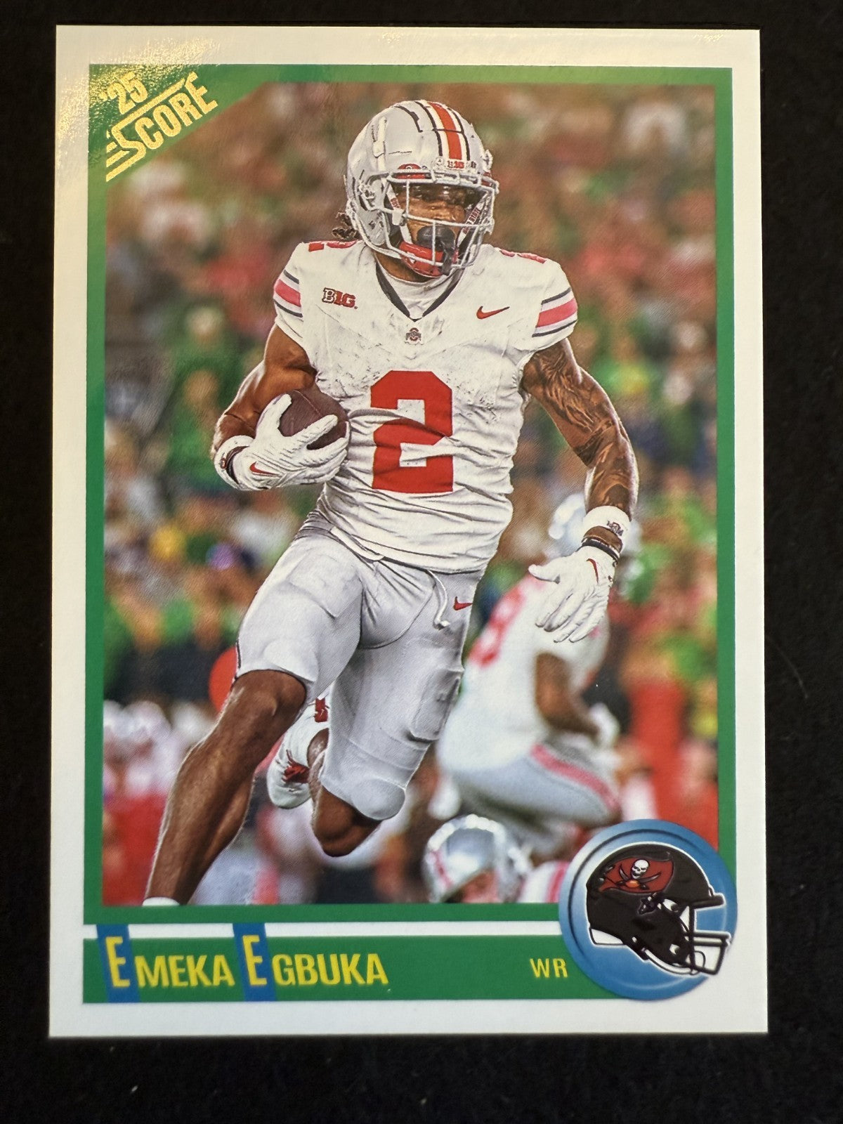 2025 Score Emeka Egbuka (#8) MINT Anniversary Rookie Card, OSU ^GRUMPYBUCK^