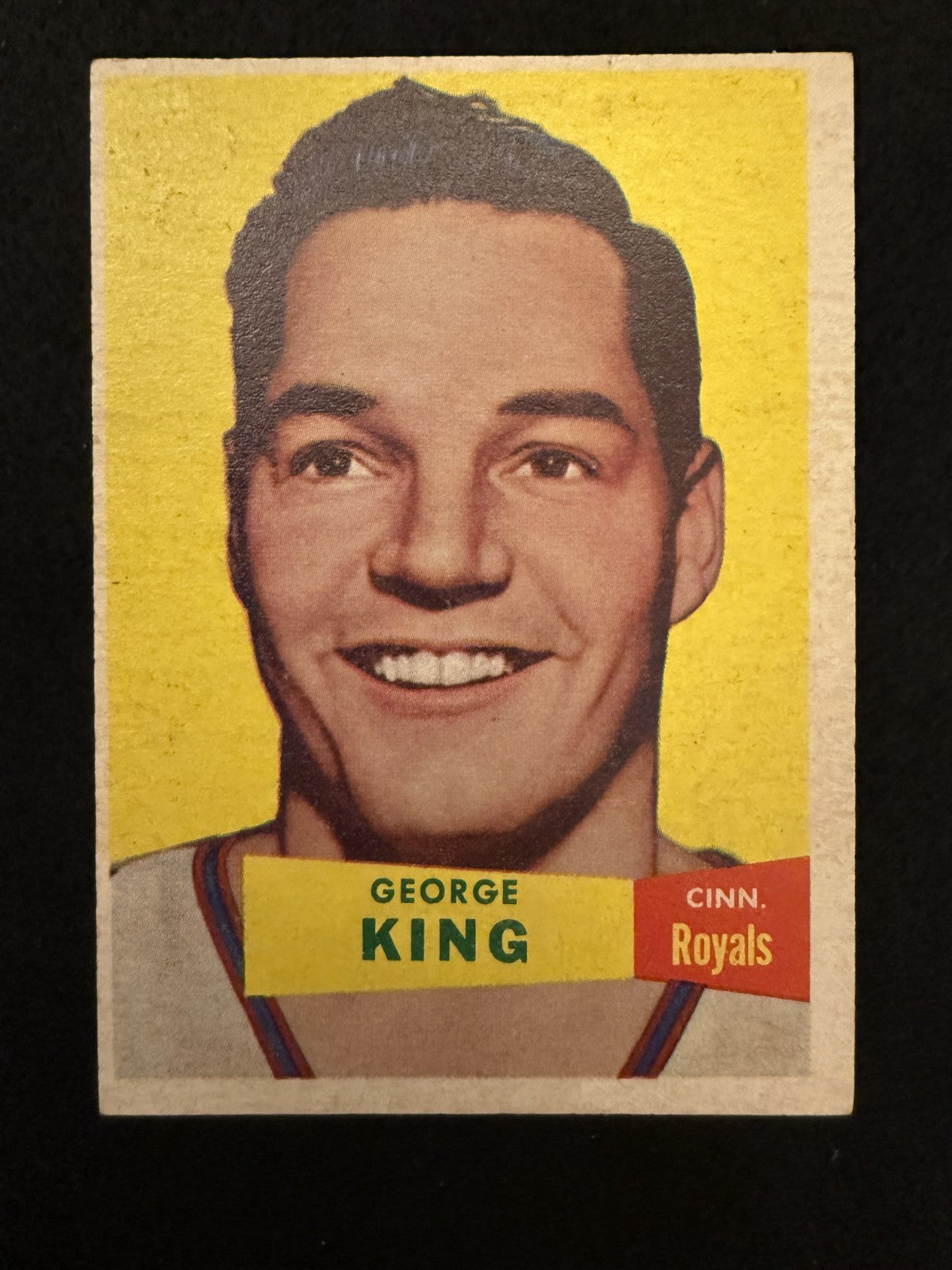 1957-58 Topps George King (#6) EX Rookie Card, Syracuse Nationals ^GRUMPYBUCK^