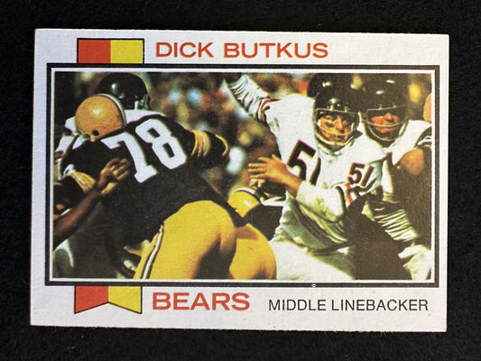 1973 Topps Dick Butkus (#300) EX HOFer, Bears Enforcer ^GRUMPYBUCK^